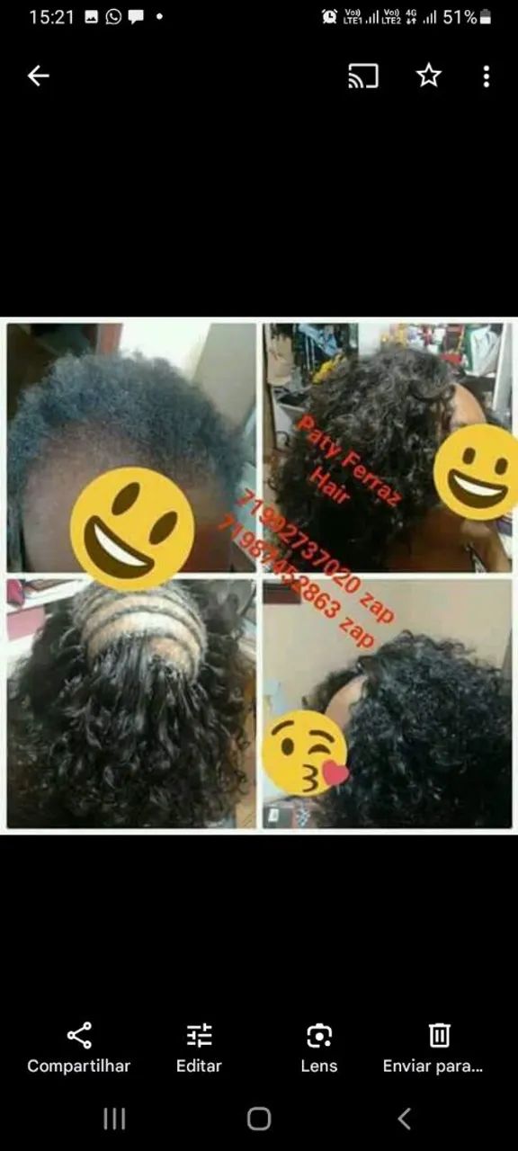 Colocação de mega-hair e tranças - Foto 5