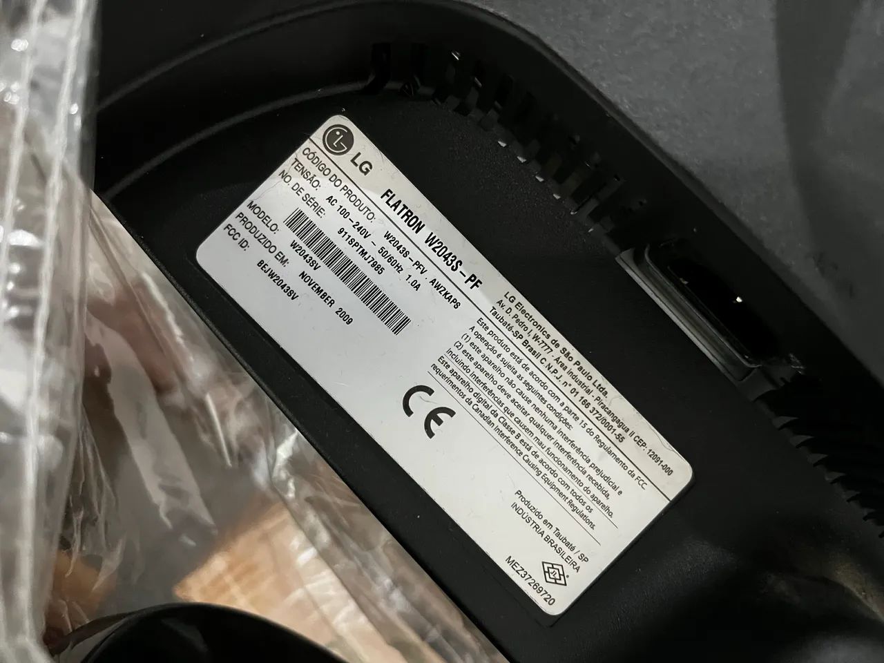 Tela LG 20? FLATRON W2043S-PF - Foto 3