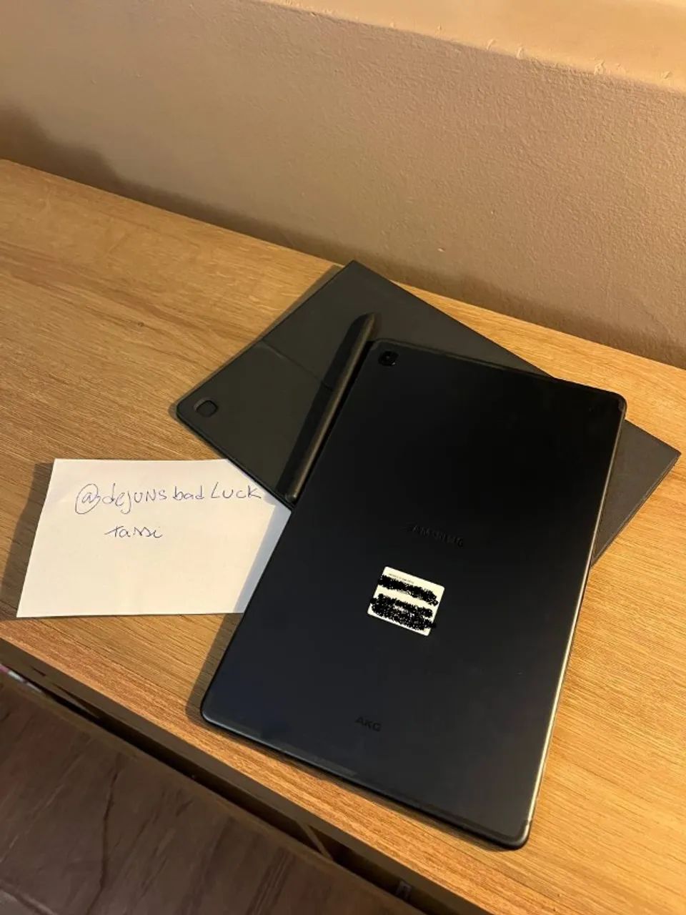 Galaxy Tab S6 Lite Cinza 128GB com capa e caneta - Foto 2
