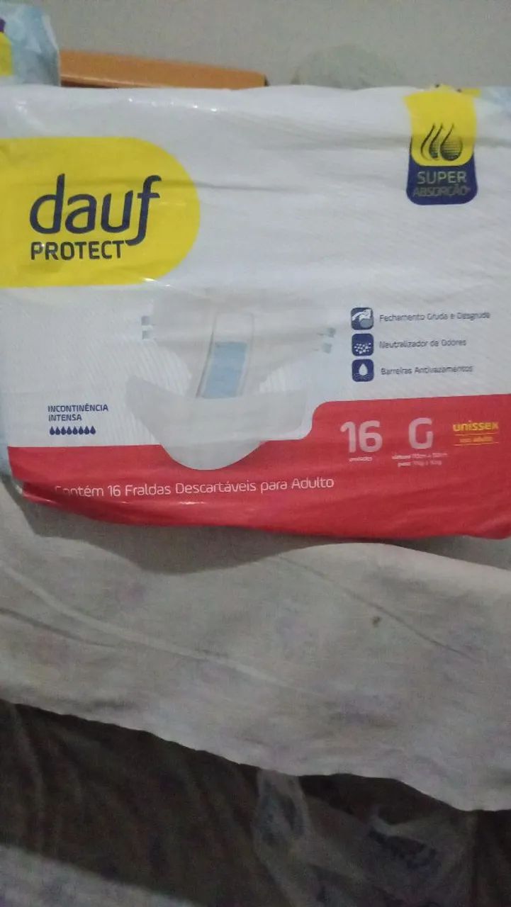 Fraldas Descartáveis para Adulto Dauf Protect - 16 Unidades