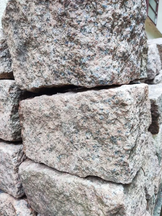 Bloco Pedra Granito Bruto Fundação Muro Arrimo