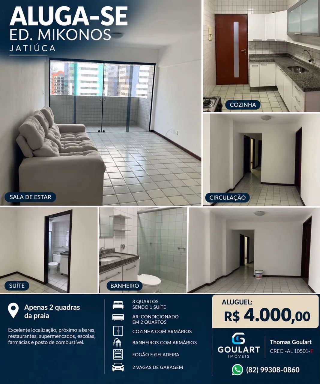 ALUGAM-SE APARTAMENTOS EM MACEIÓ  - Foto 4
