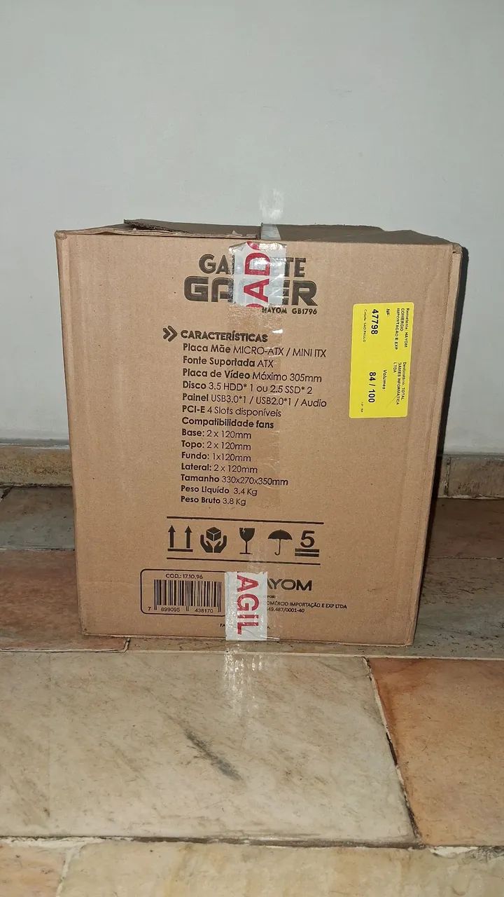 Gabinete Gamer Aquario + 4 fans (ventuinhas) - Foto 2
