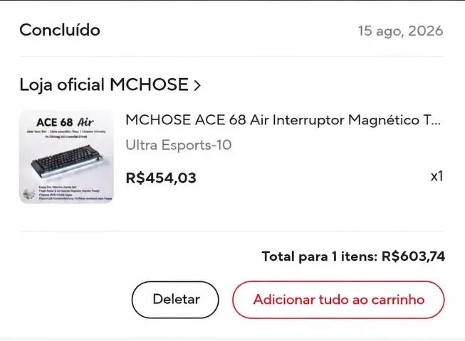 TECLADO MAGNETICO MCHOSE ACE68AIR - Foto 5