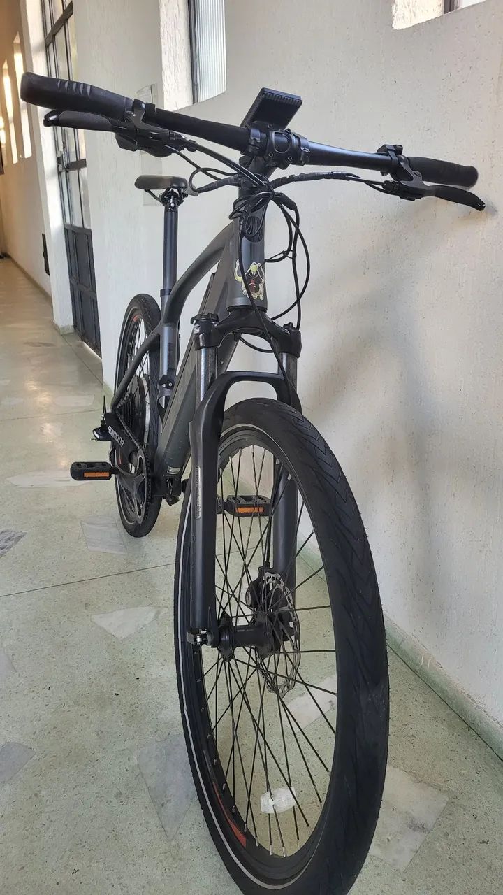 Bicicleta Elétrica Sense E-Urban Prata. - Foto 4
