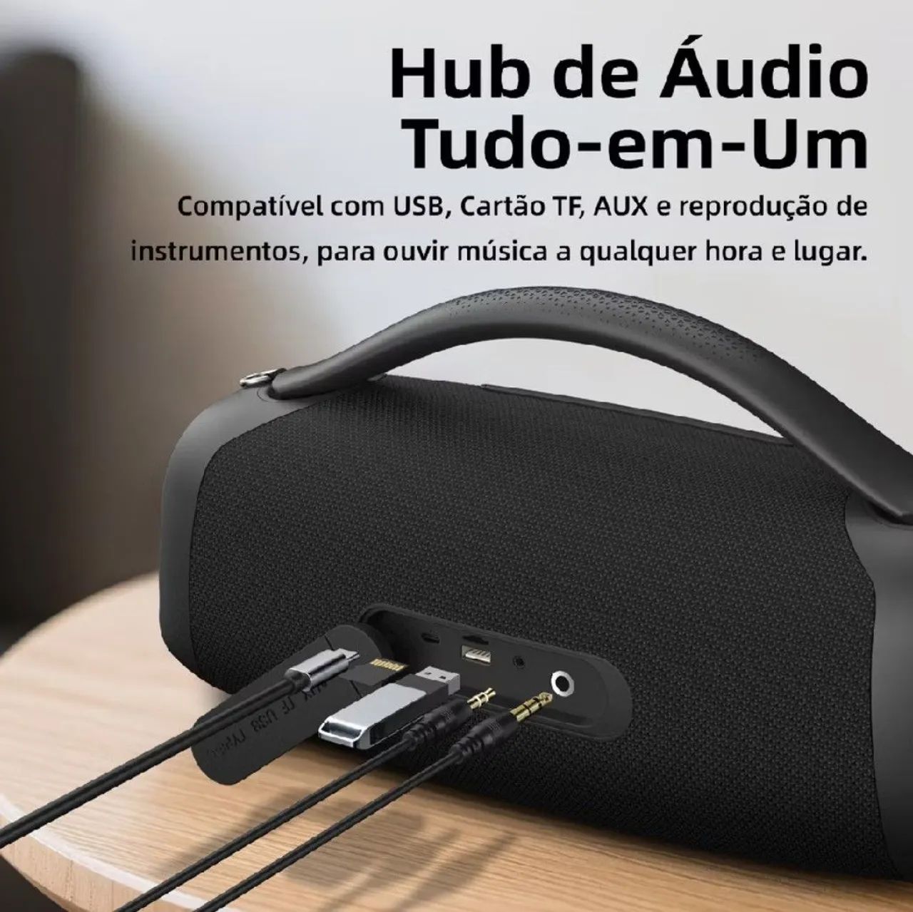 Caixa de som gojodoq tipo bombox  - Foto 5