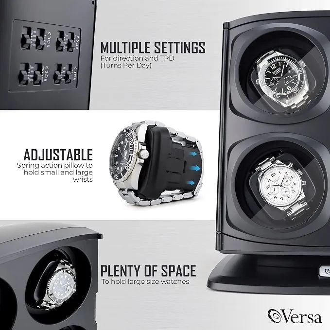 Watch Winder Versa Quad G088 - 4 Relógios Automáticos - Foto 3