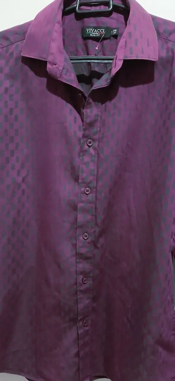 Camisa masculina Vivacci veste Tam 36 - Foto 2