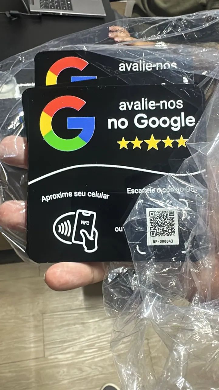 Placa NFC e Qrcode - Google Review - Foto 3