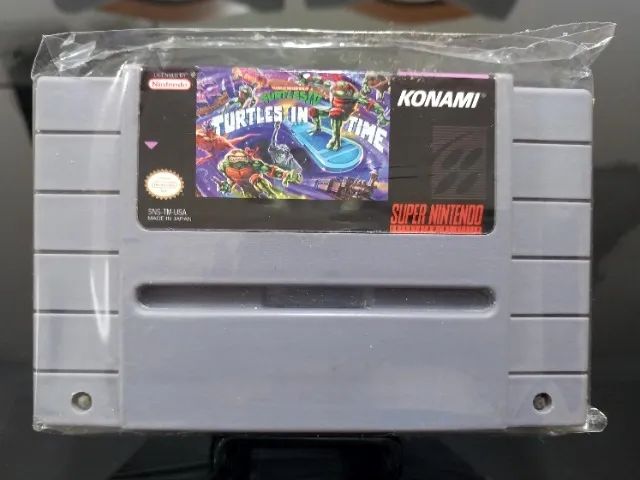 Jogo de SNES ( REPRO )Turtles in time 4