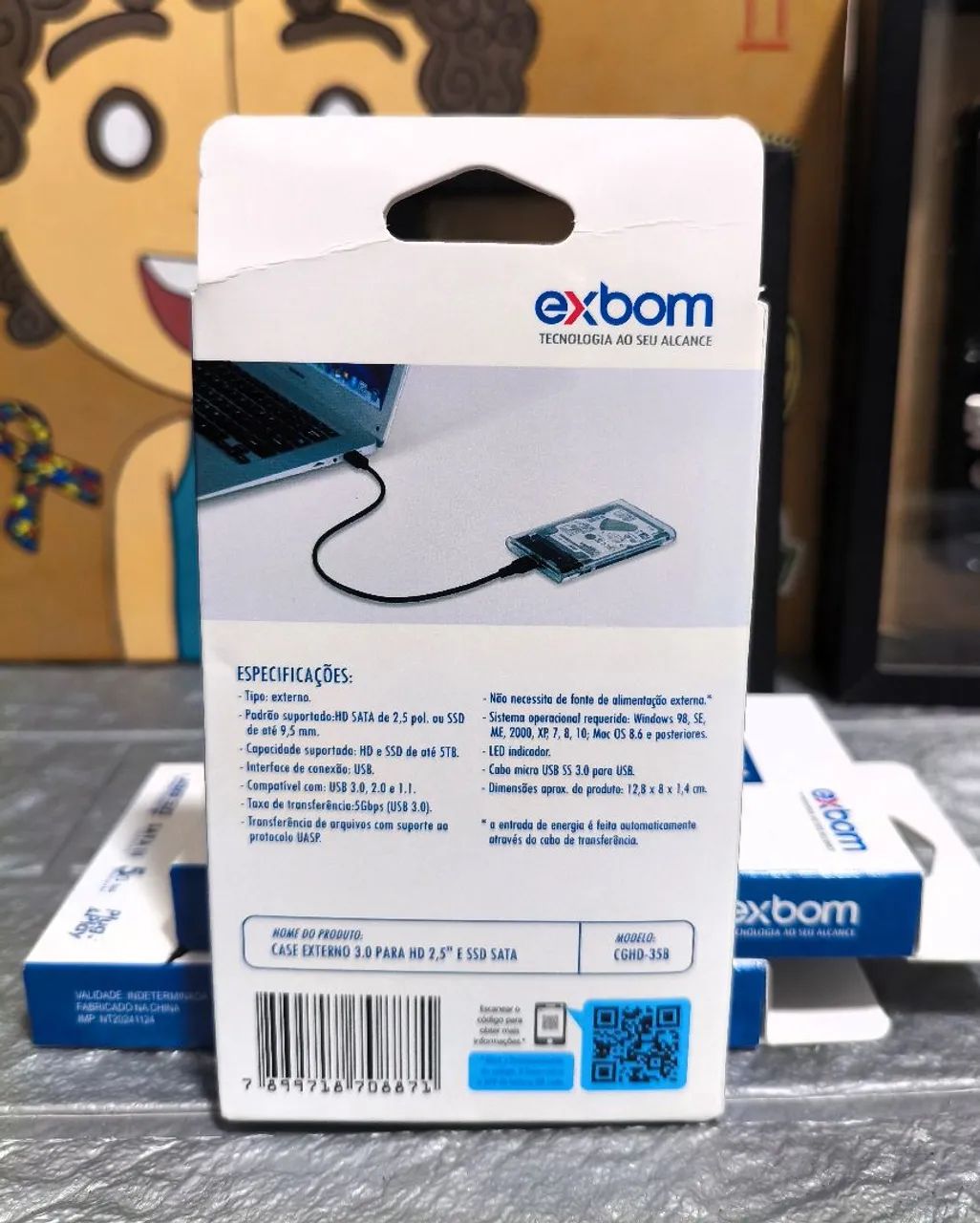 HD Externo de 1TB. USB 3.0, para PC, Notebook e Consoles - Foto 3