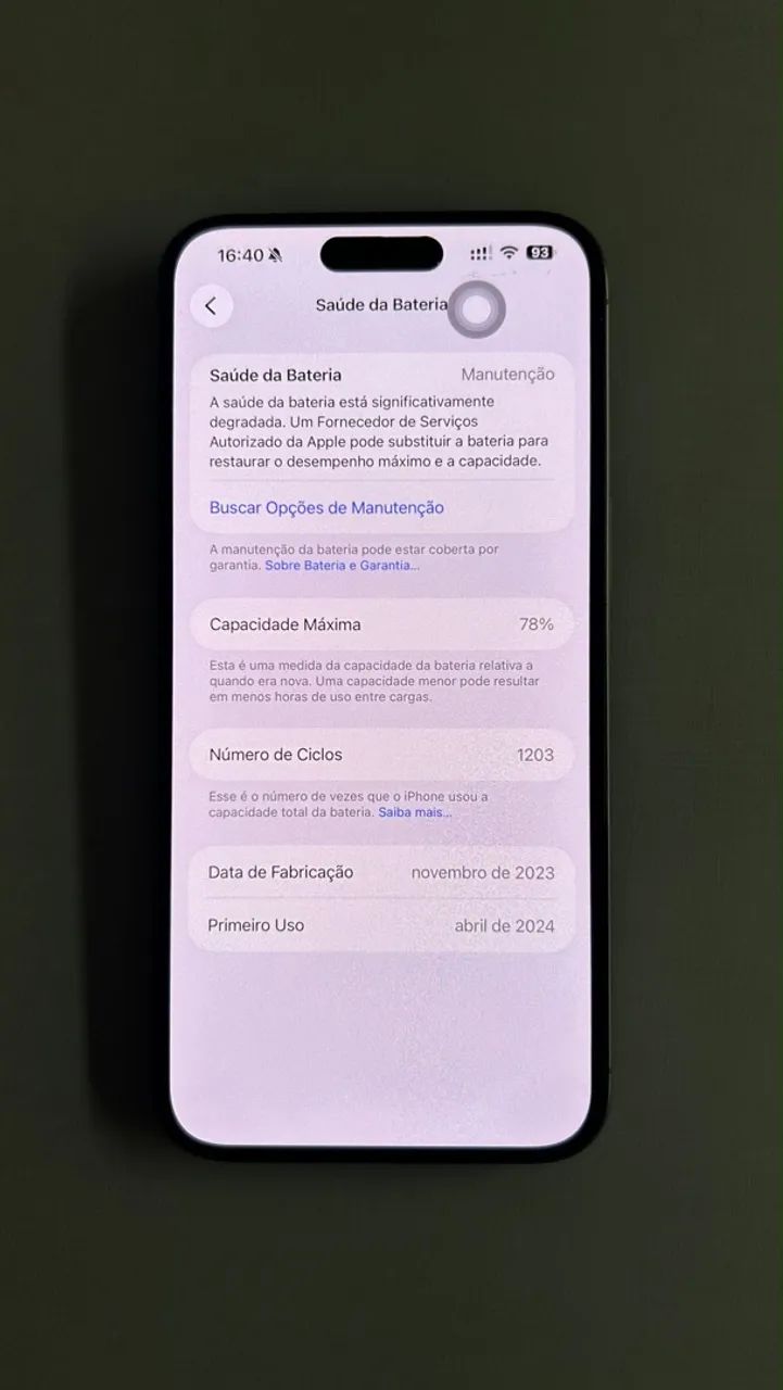 Iphone 15 pro max 256g - 78% bateria - Foto 3