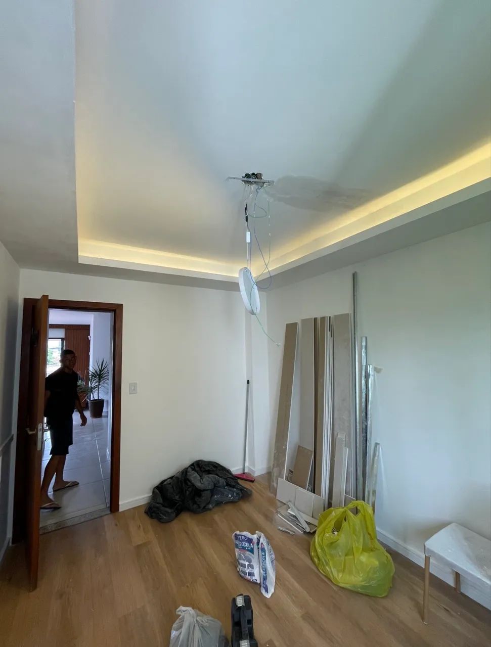 Trabalhamos com instalação de forro de drywall com sanca aberta - Foto 2