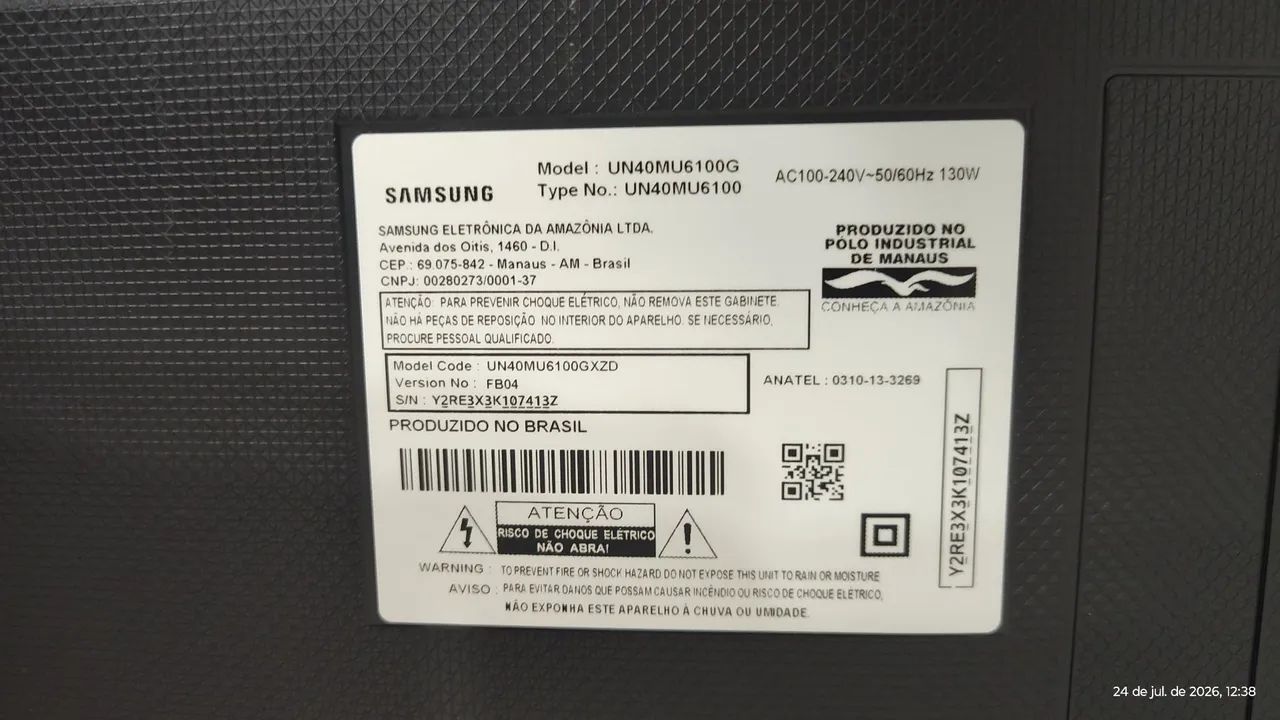 Tv  40 polegadas  smart Samsung  - Foto 2