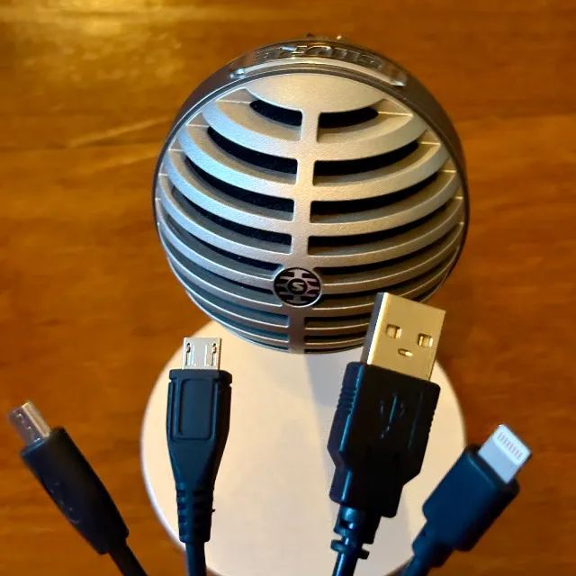 Microfone Condensador Digital Shure MV5-DS USB/Lightning - Excelente Estado - Foto 6