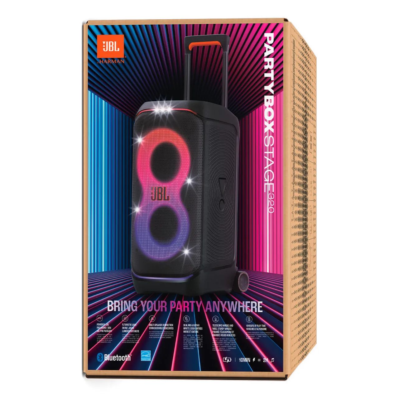 JBL PartyBox stage 320 lacrada .