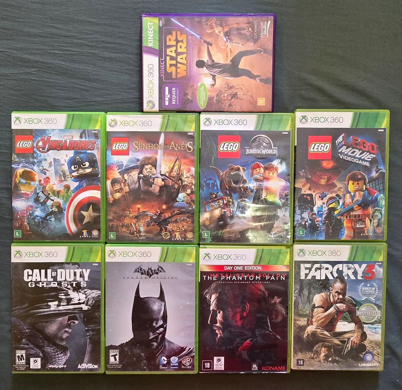 Jogos originais xbox 360
