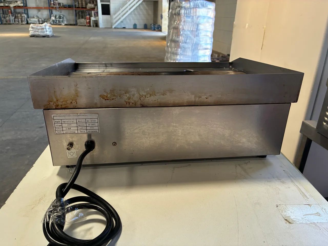 Chapa Elétrica Comercial de Inox 220V - Modelo BL-818A - Foto 3