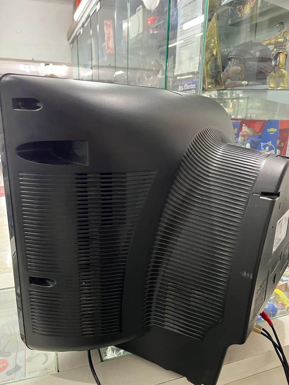 Tv crt tubo retrogamer Samsung 21 polegadas av e vídeo componente  - Foto 2
