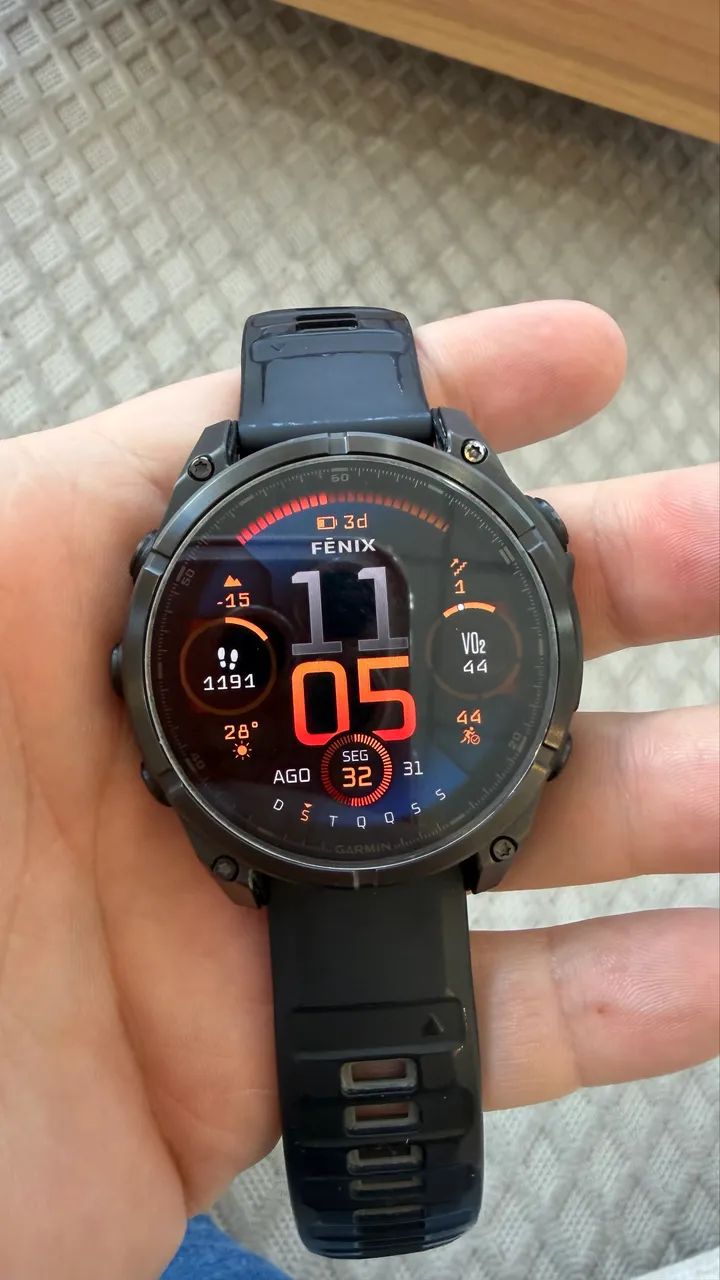 Garmin Fênix 8 47 mm amoled saphire  - Foto 3