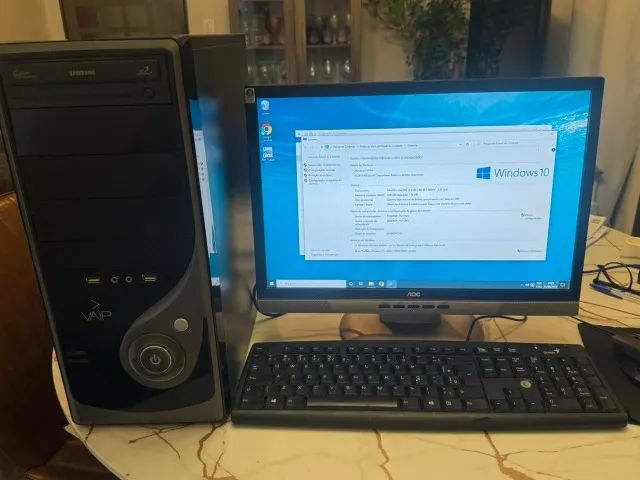 Computador Completo com Monitor 19" Teclado Mouse Core i3 Perfeito Funcionamento - USADO