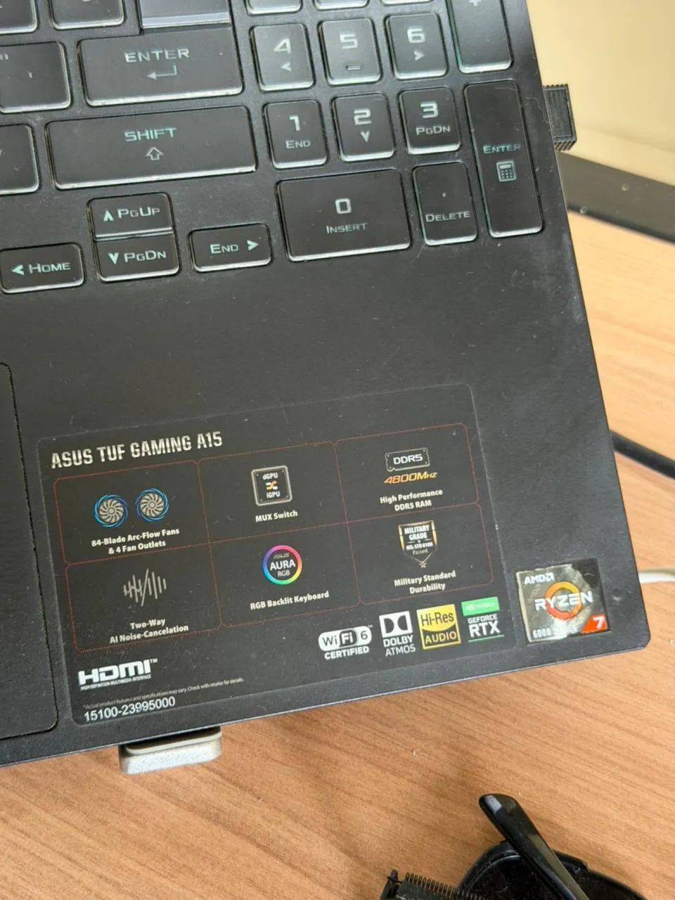 NOTEBOOK GAMER 32 RAM 1Tb SSD RTX 3050Ti  - Foto 5