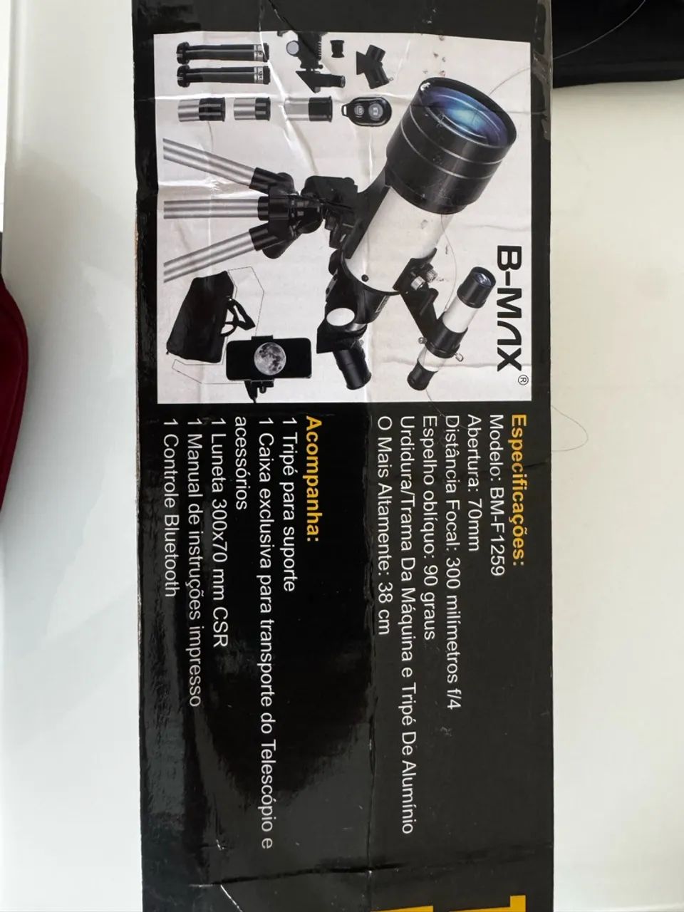 Telescópio Portátil B-MAX - Pouquíssimo uso - Foto 2