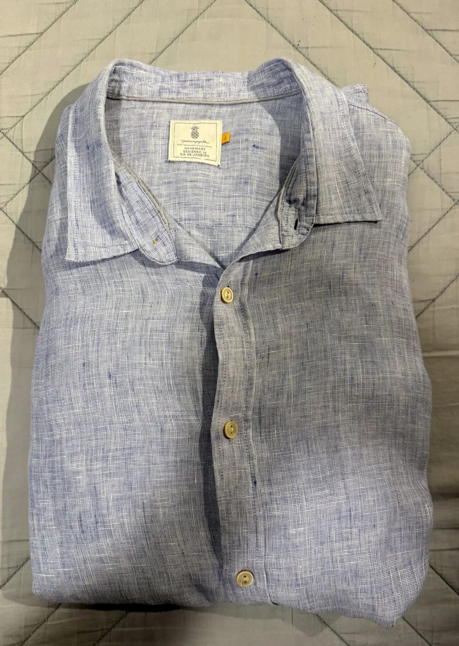 Camisa de linho Pineapple, tamanho 4 - Foto 3