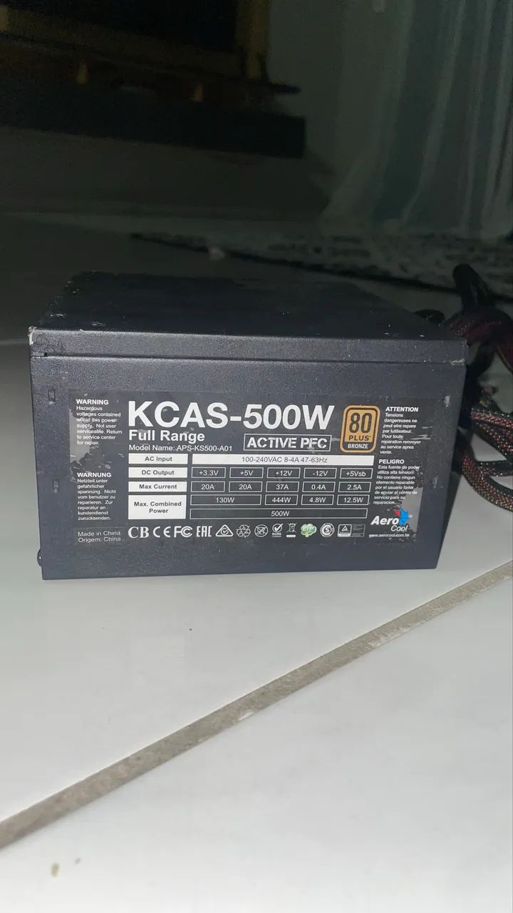 Fonte pra PC gamer AeroCool - Foto 3