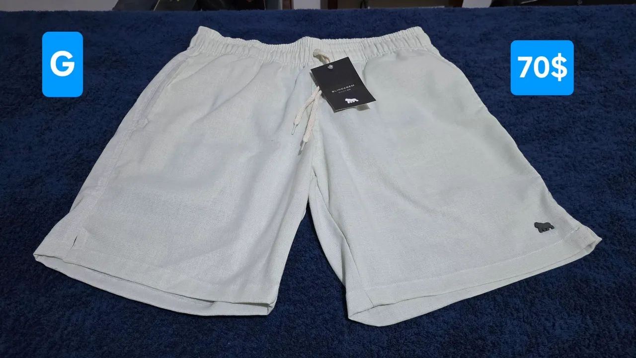 Short linho da Blindagem P, M e G - Foto 4
