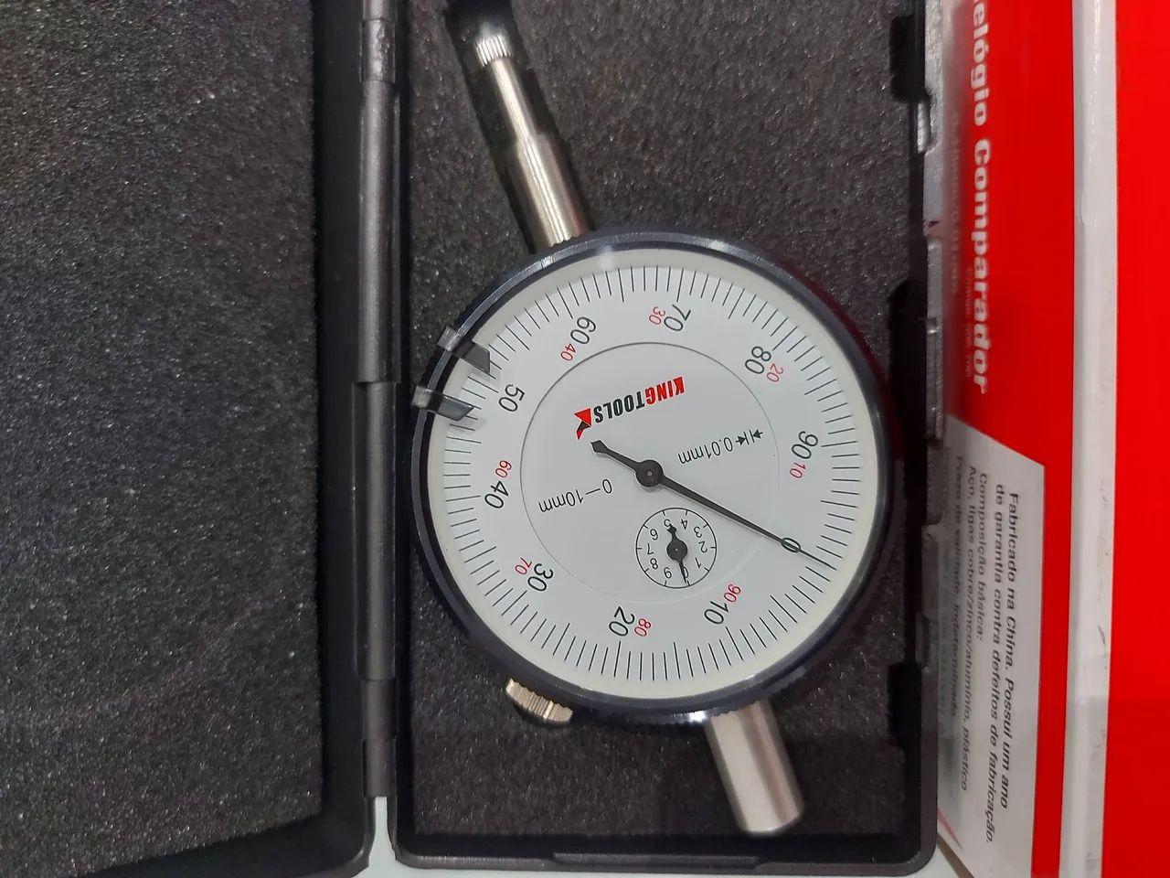 Relogio comparador com base magnética  KINGTOOLS  - Foto 2