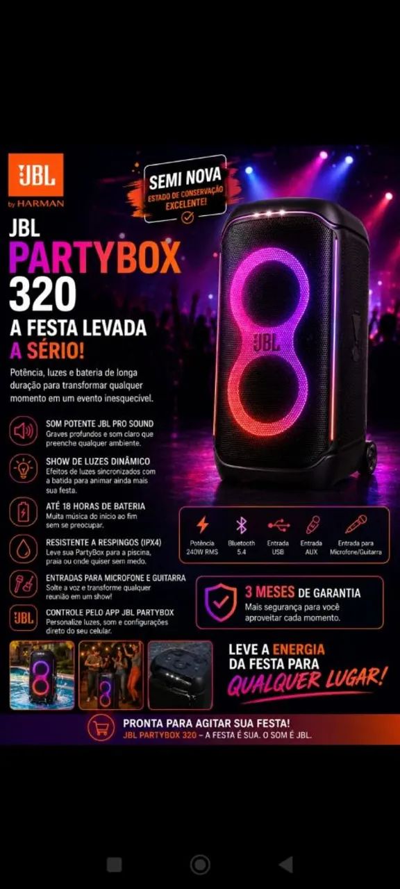 JBL partybox 320