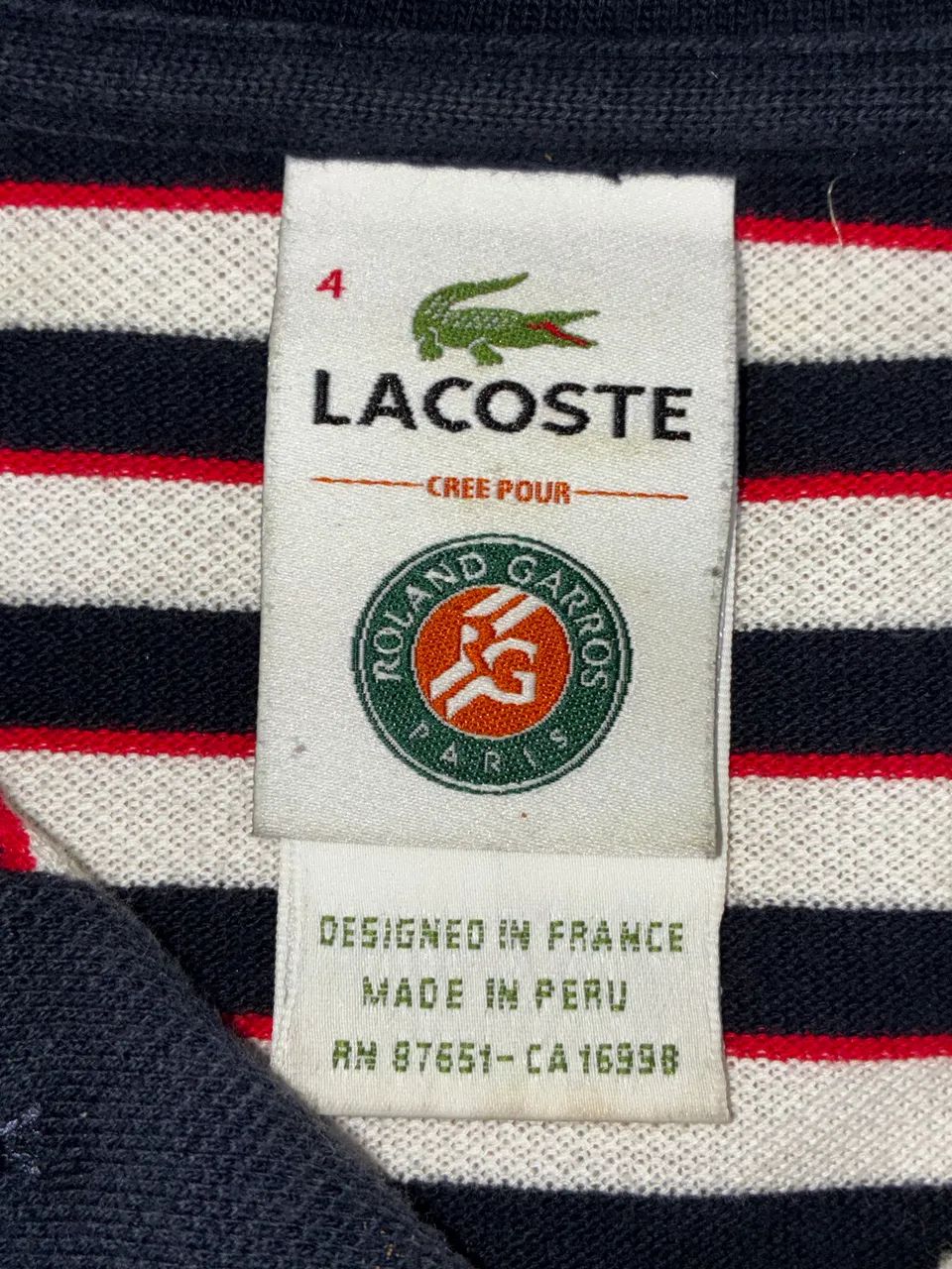 Polo Lacoste X Roland Garros original - Foto 3
