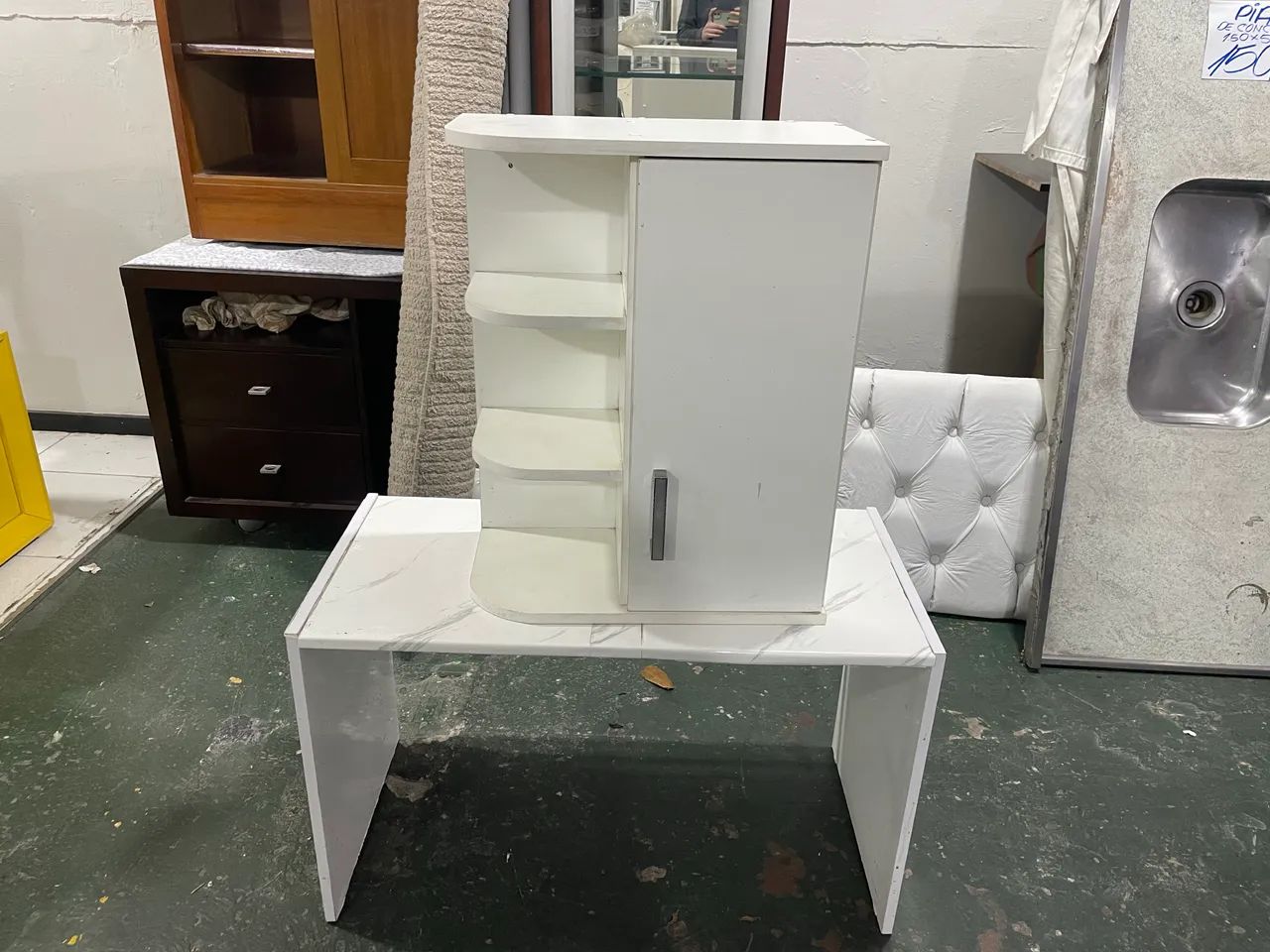 Armário Suspenso Branco MDF