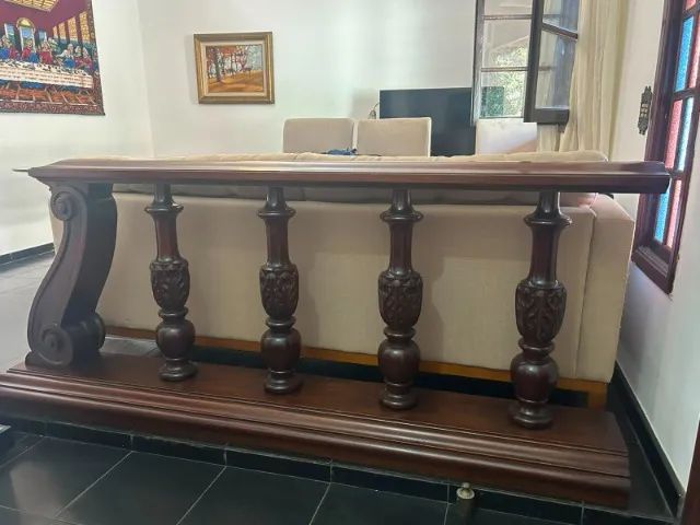 Mesa de Jantar e Divisória em madeira maciça! - Foto 4