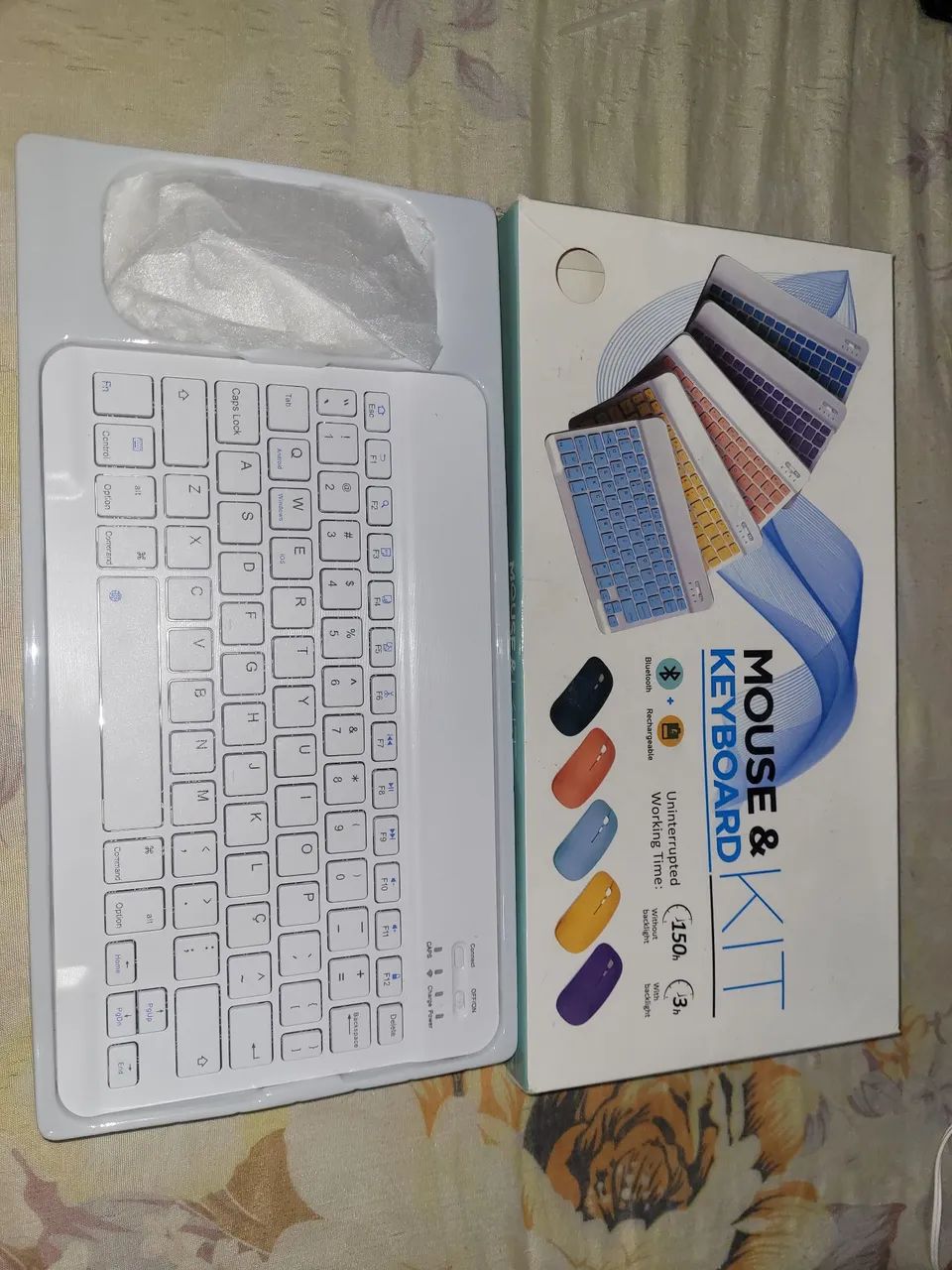 Mouse e teclado Bluetooth kit