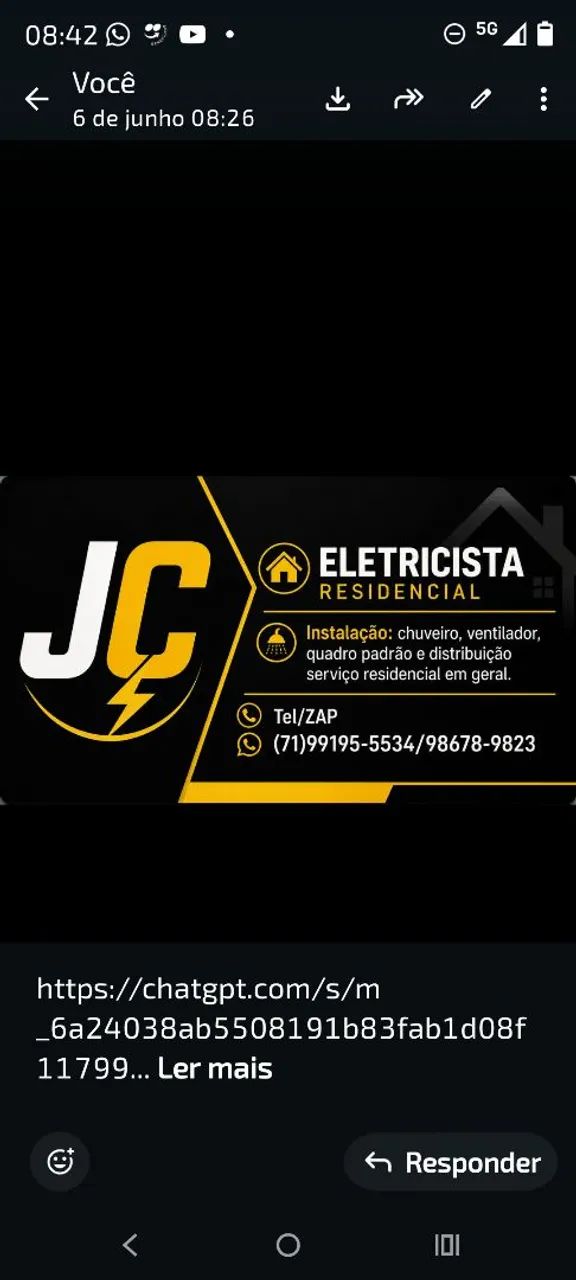 Serviço de elétrica residencial 