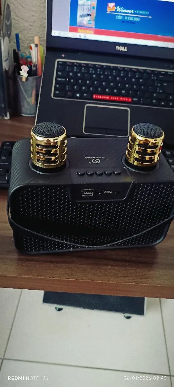 Karaokê Portátil Kapsom 30w - Foto 3