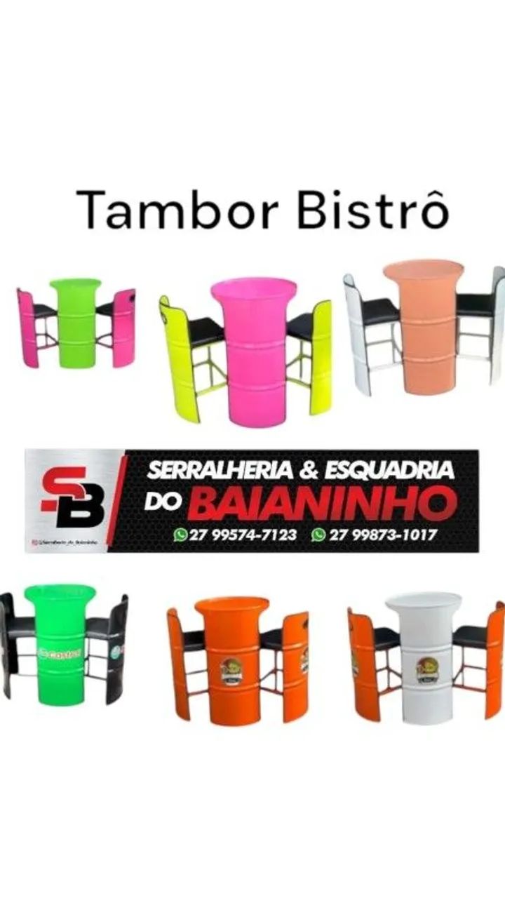 Mesas Tambor Personalizadas - Foto 5
