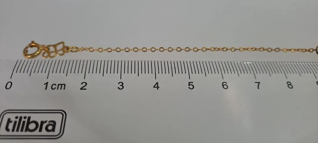 Pulseira Rommanel original infinito com zircônia - ouro 18K - Foto 2