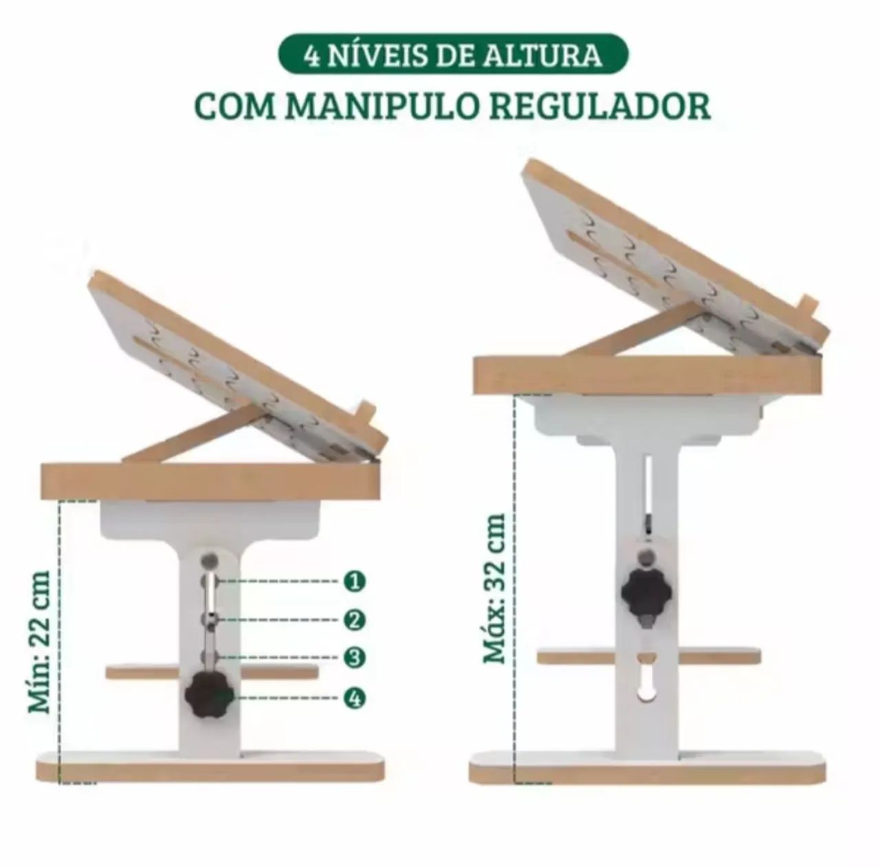 Suporte para Notebook/mesinha de cama em MDF 15mm 494517610958049285