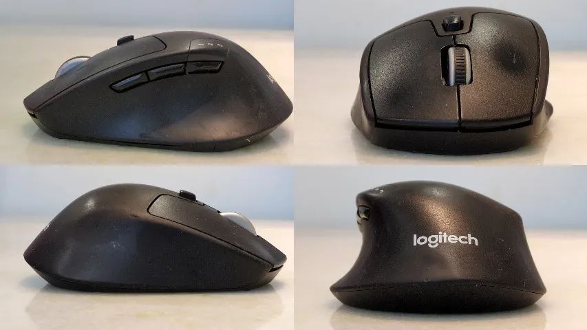 Mouse Logitech M720 Triathlon com receptor Unifying - para conserto/peças - R$ 80 - Foto 2