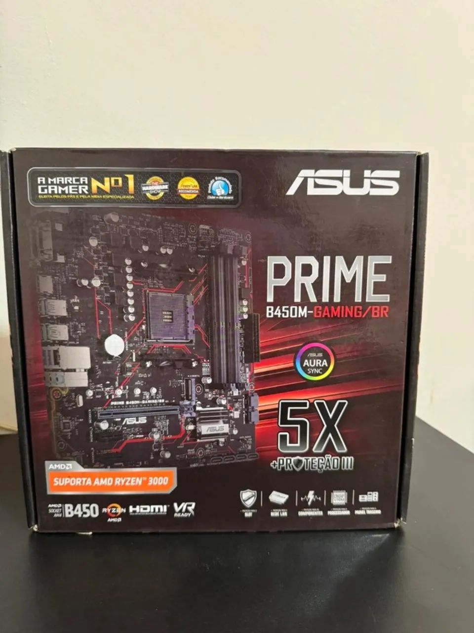Placa-mãe ASUS Prime B450M Gaming/BR - Foto 3