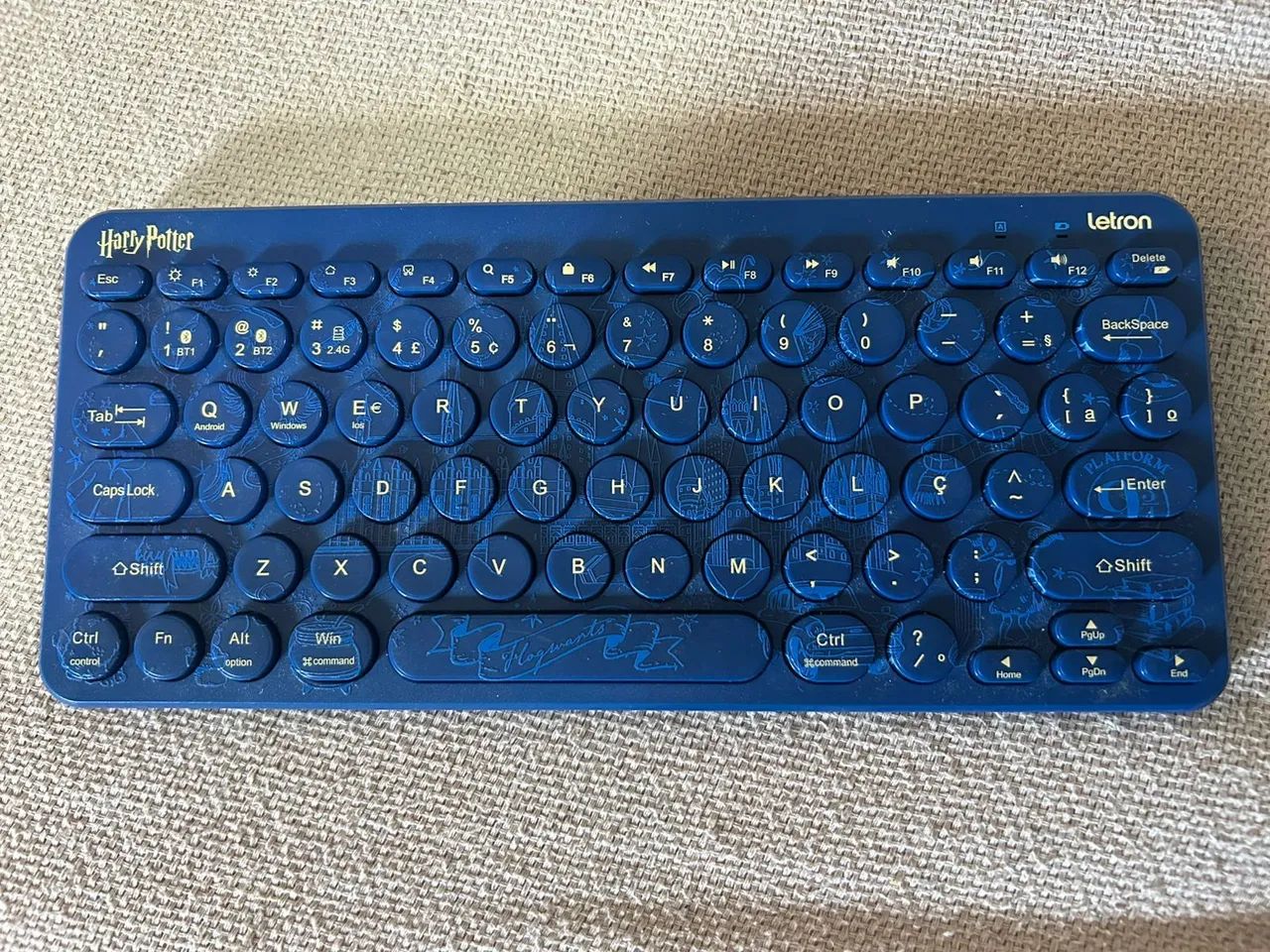 Teclado e Mouse Sem Fio Harry Potter Letron Bluetooth/Wireless - Sem Uso - Foto 2