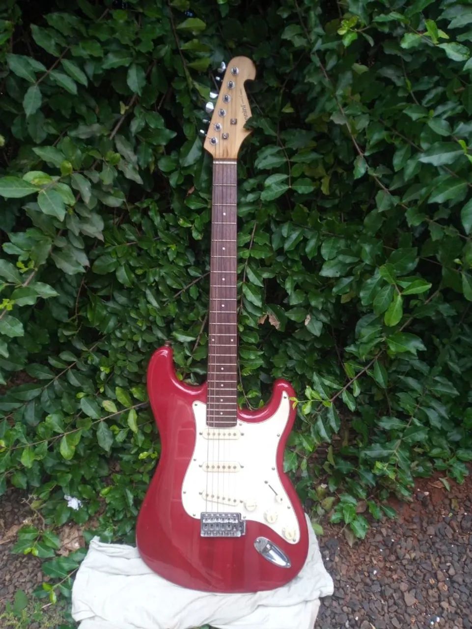 Guitarra Giannini com capa e correia - Foto 2