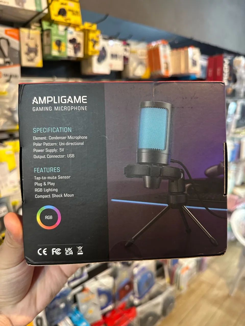 MICROFONE FIFINE AMPLIGAME A2 - USB COM RGB - Foto 2