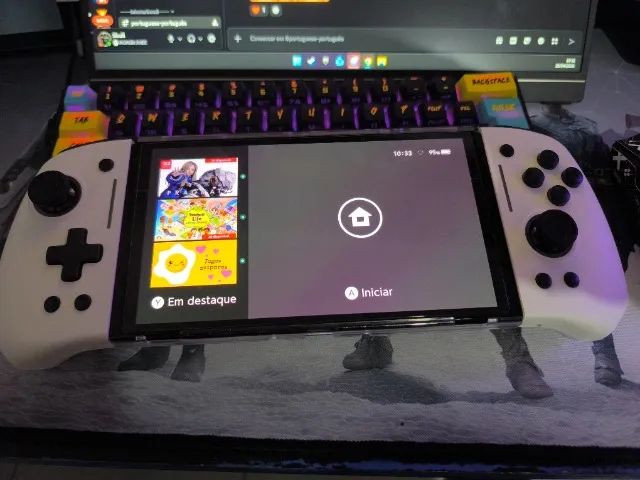 Nintendo Switch oled + Acessorios - Foto 3