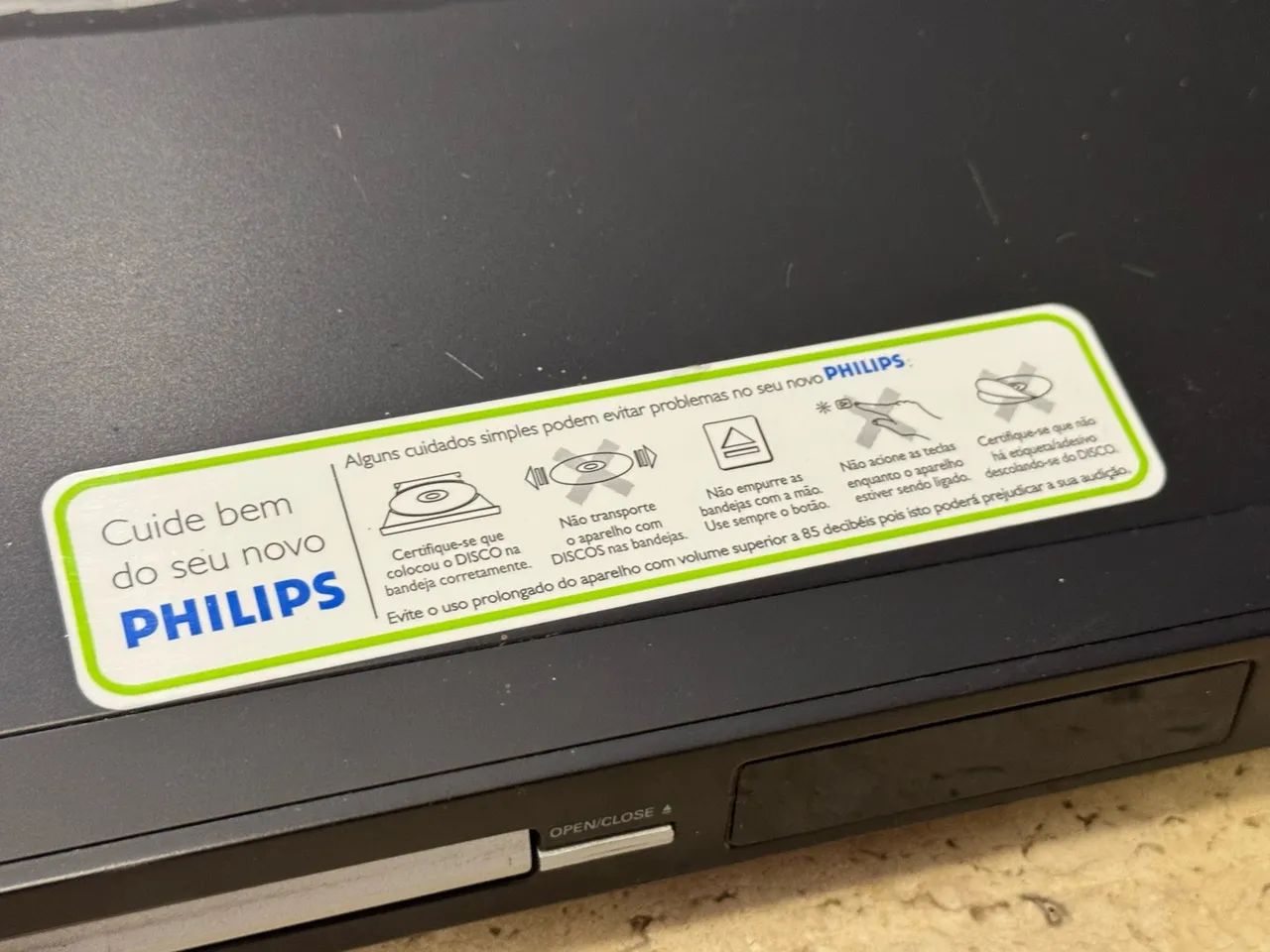 DVD Philips 3124 sem controle - Foto 3