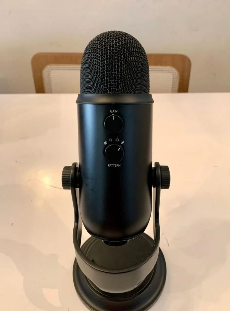 Microfone Blue Yeti USB - Pouquíssimo Uso - Estado de Novo + Caixa - Foto 5
