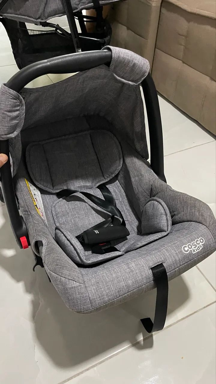 Kit Carrinho de bebê + Bebê conforto - Foto 3